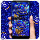 Glitter bloemtoetsenbord-APK