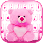 Lovely Teddy Bear Keyboard ikona