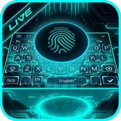 Live Fingerprint Keyboard Theme
