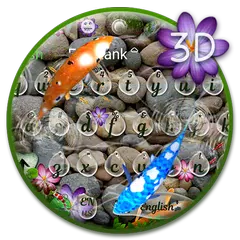 3D Lively Koi Fish Keyboard Theme Icon