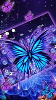 Lively Butterfly Keyboard plakat