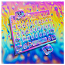 Liquid Rainbow Keyboard Theme APK
