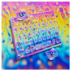 Liquid Rainbow Keyboard Theme icon