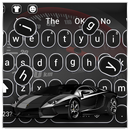 Luxury black sports car keyboard-APK