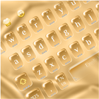 Luxury Gold Keyboard أيقونة