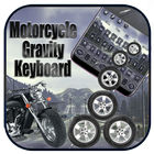 Thème de clavier moto gravité icône