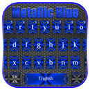 Metallic Blue Keyboard APK