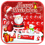 Merry Christmas 2018 Keyboard Theme أيقونة