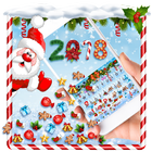 Merry Christmas Gravity Keyboard Theme icône
