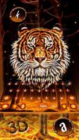 1 Schermata Tema della tastiera 3D Tiger