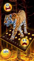2 Schermata Tema della tastiera 3D Tiger