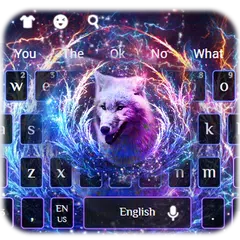 Neon Wolf Keyboard APK download