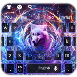 Neon Wolf Keyboard icon