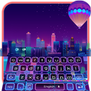 3D Live Neon City Life Keyboard Theme APK