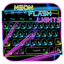 Neon flash Light Keyboard Theme APK