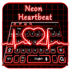 نيون Heartbeat لوحة المفاتيح أيقونة