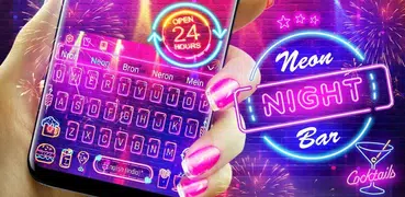 Neon Night Bar keyboard