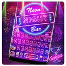 Neon Night Bar keyboard APK