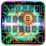 Live Neon Shockwave Keyboard Theme simgesi
