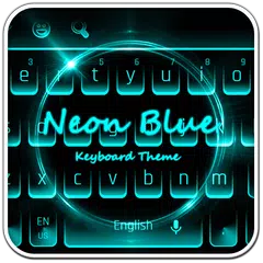 Baixar Teclado Azul Neon APK