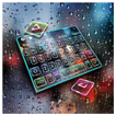Night Rain Waterdrops Keyboard