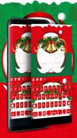 پوستر Santa Claus Beard Keyboard