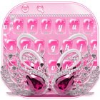 Luxurious Diamond Lover Swan Keyboard icon