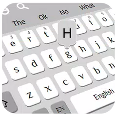 Simple Black White Keyboard