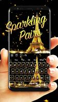Sparkling Golden Pairs Live Keyboard Affiche