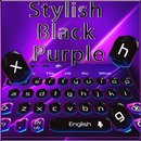 Clavier Violet Noir élégant APK