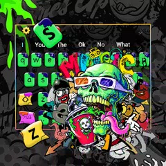 Street Skull Graffiti Keyboard アプリダウンロード