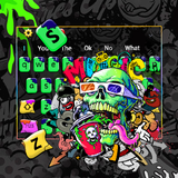 Street Skull Graffiti Keyboard Zeichen