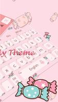 برنامه‌نما Sweet Candy Keyboard عکس از صفحه