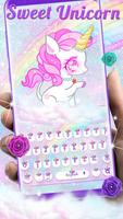 پوستر Sweet Unicorn Keyboard