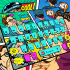 Pop Art Comics Keyboard Theme icône