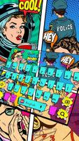 Pop Art Comics Keyboard Theme Affiche