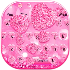 Pink Diamond Heart Keyboard APK download