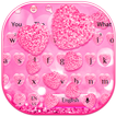 Clavier Coeur Diamant Rose