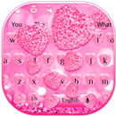 Pink Diamond Heart Keyboard APK