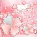 Clavier Coeur Diamant Rose APK