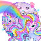 Lucky Rainbow Unicorn Keyboard simgesi