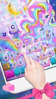 Lucky Rainbow Unicorn Keyboard Ekran Görüntüsü 1