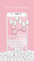 Pink Blocks Keyboard Theme Ekran Görüntüsü 2