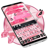 SMS Bowknot Cute Keyboard Theme icon