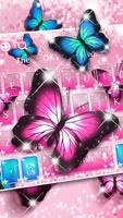 Pink Butterfly Keyboard syot layar 1