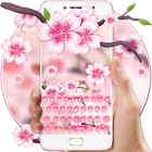 Pink Cherry Blossoms Keyboard иконка