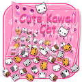 Pink Cute Kawaii Gravity Keyboard Theme