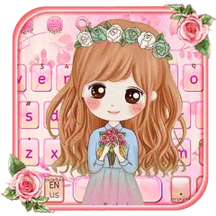 Pink Cuteness Girl Keyboard APK download