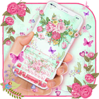 Pink Flower Keyboard アイコン