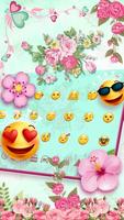 Pink Flower Keyboard syot layar 2